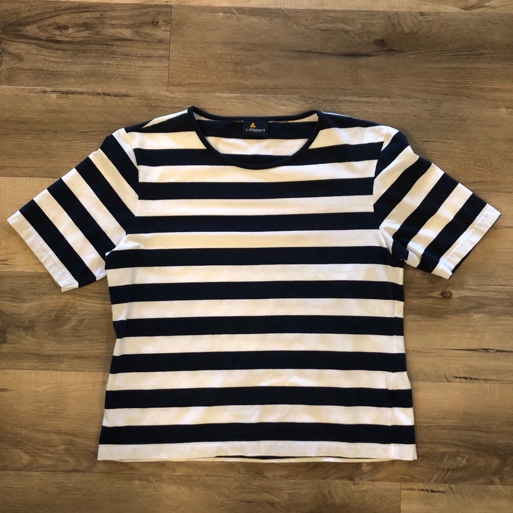 Liz Sport Striped Tee
